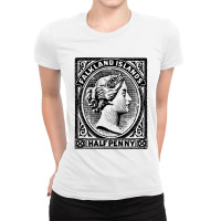 Vintage Falkland Islands Ladies Fitted T-shirt | Artistshot