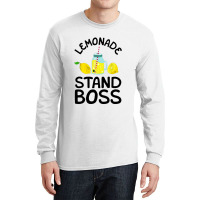 Lemonade Stand Boss Lemon Juice Gift Long Sleeve Shirts | Artistshot