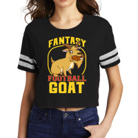 Football Funny Fantasy Football Goat Champion Men Women 29 Scorecard Crop Tee | Artistshot