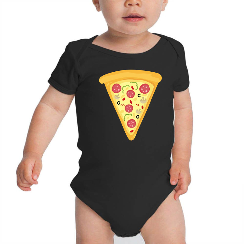 Pizza Pocket Print Women Casual Shirt Hipster Baby Bodysuit by dedibo | Artistshot