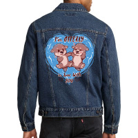 Otterly In Love Men Denim Jacket | Artistshot