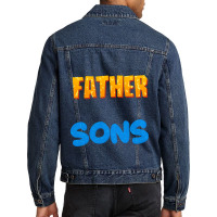 Father Of Sons T  Shirt I Am A Father Of Two Sons T  Shirt Men Denim Jacket | Artistshot