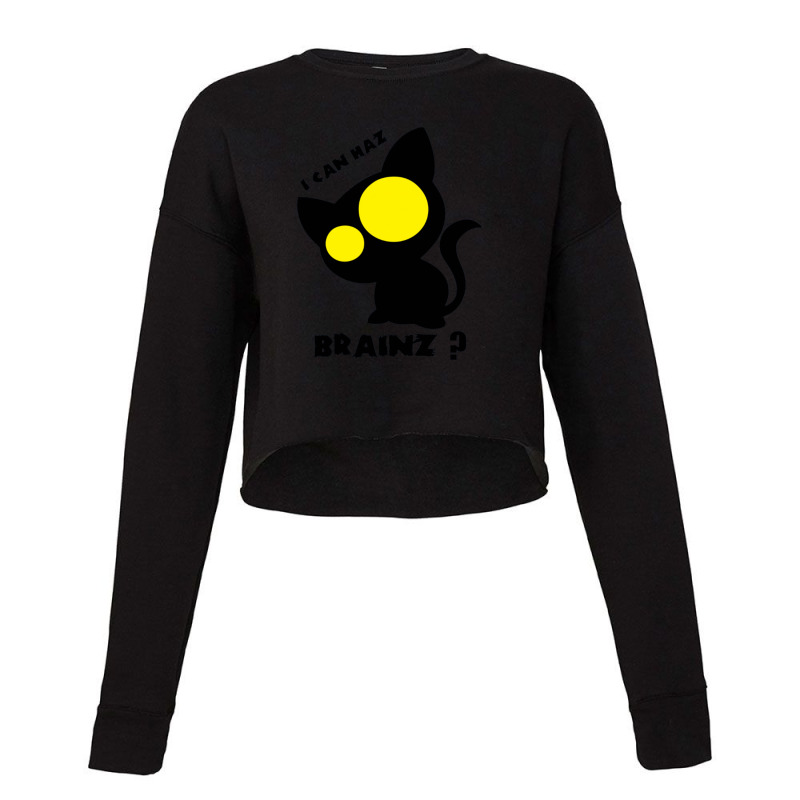 Zombie Brainz Cropped Sweater by ARpemie | Artistshot