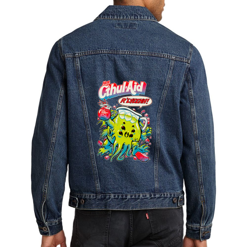 Cthul Aid Men Denim Jacket by ARpemie | Artistshot