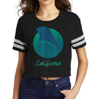 California Osprey Sea Green Raptor Ocean Bird T Shirt Scorecard Crop Tee | Artistshot