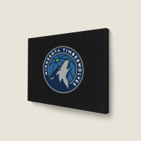 The-minnesota-timberwolves-pen Landscape Canvas Print | Artistshot