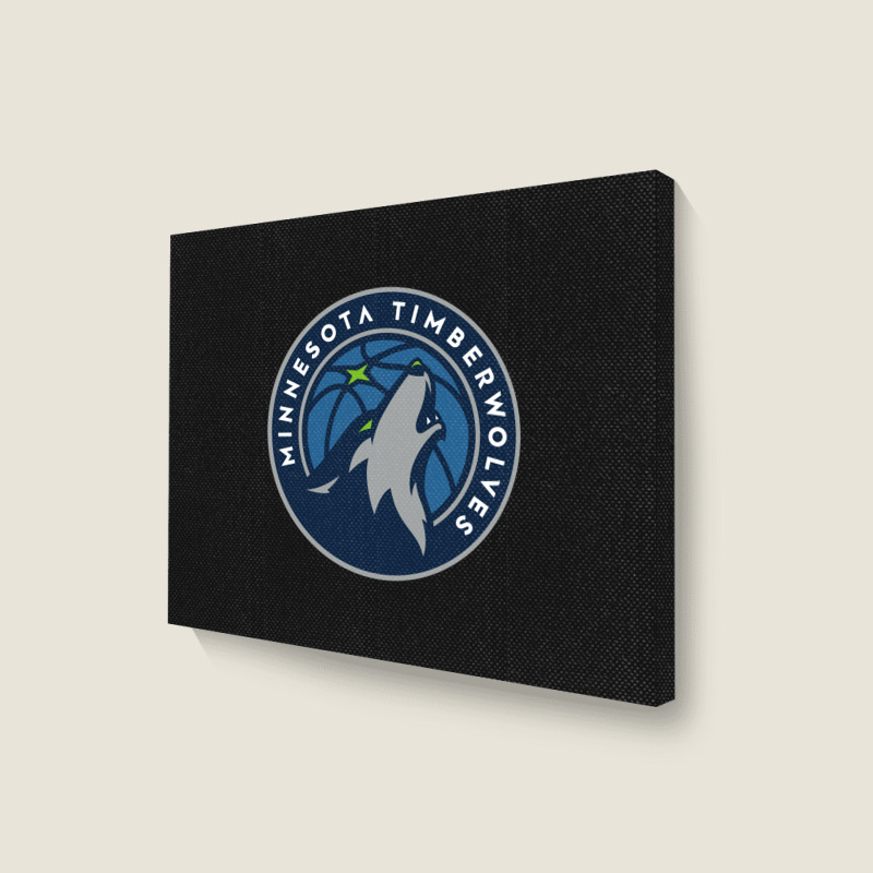 The-minnesota-timberwolves-pen Landscape Canvas Print | Artistshot