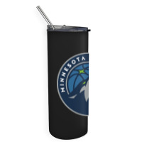 The-minnesota-timberwolves-pen Skinny Tumbler | Artistshot