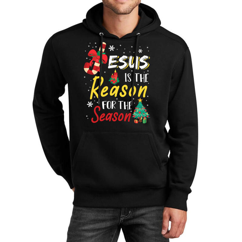 Jesus Christ Christian Jesus Is The Reason For The Season Festive 19 B Unisex Hoodie by leomo | Artistshot