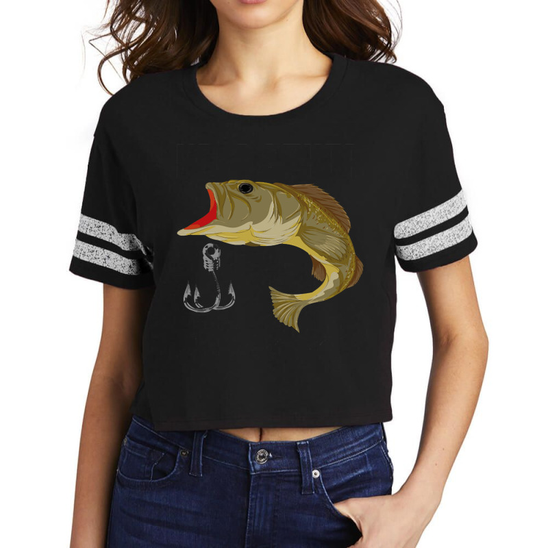 Fishing T  Shirt Angling Fish Funny Fisherman Angle Fishing T  Shirt Scorecard Crop Tee by possessseagull | Artistshot