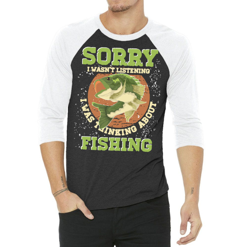 Fishing T  Shirt Angling Hobby Funny Fisherman Angle Fish Fishing T  S 3/4 Sleeve Shirt | Artistshot