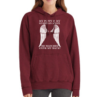 My Poppy Is My Guardian Angel Vintage Hoodie | Artistshot