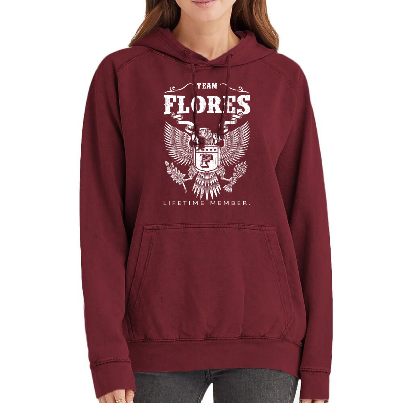 Flores Lifetime Member Vintage Hoodie | Artistshot