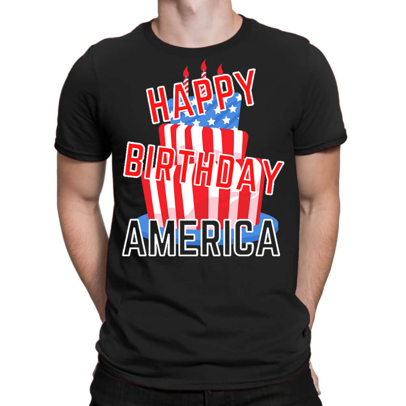 Independence Day T  Shirt Happy Birthday America T  Shirt T-shirt | Artistshot