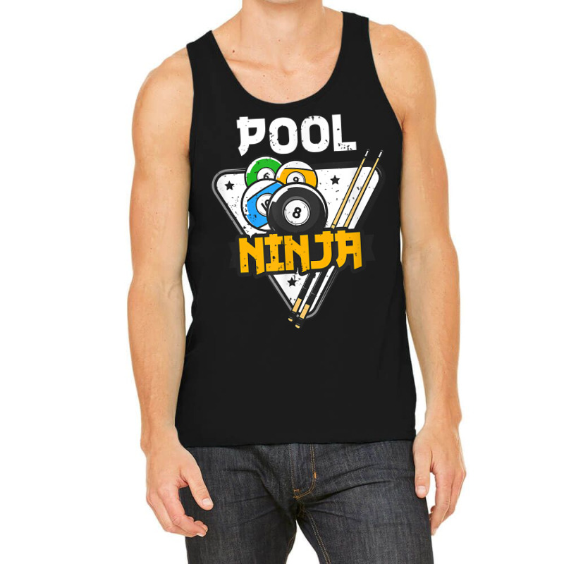 Cute Pocket Billiards Lover Ball Billiard Players Pool Ninja T Shirt Tank Top | Artistshot