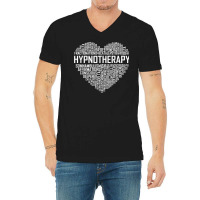 Hypnotherapy Heart Hypnotherapist Graduation T Shirt V-neck Tee | Artistshot