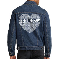 Hypnotherapy Heart Hypnotherapist Graduation T Shirt Men Denim Jacket | Artistshot