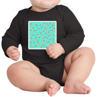 Modern Black And White Drawn Floral Collage 17172403 Long Sleeve Baby Bodysuit | Artistshot