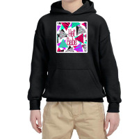 Modern Gold Circles On Charcoal Black 22970718 Youth Hoodie | Artistshot