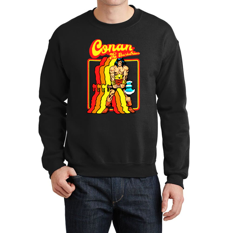 Conan The Barbarian Crewneck Sweatshirt by Woko Art | Artistshot