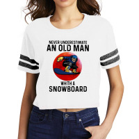 Snowboard Man Scorecard Crop Tee | Artistshot