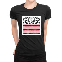 Modern Sparkly Faux Glitter Geometric Triangles 19221820 Ladies Fitted T-shirt | Artistshot