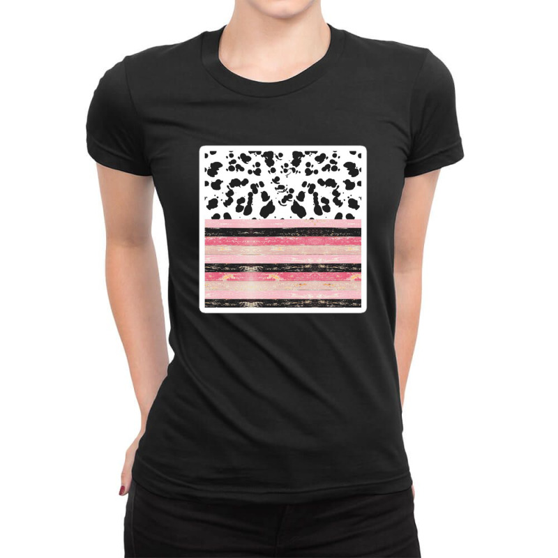 Modern Sparkly Faux Glitter Geometric Triangles 19221820 Ladies Fitted T-Shirt by Sri66 | Artistshot