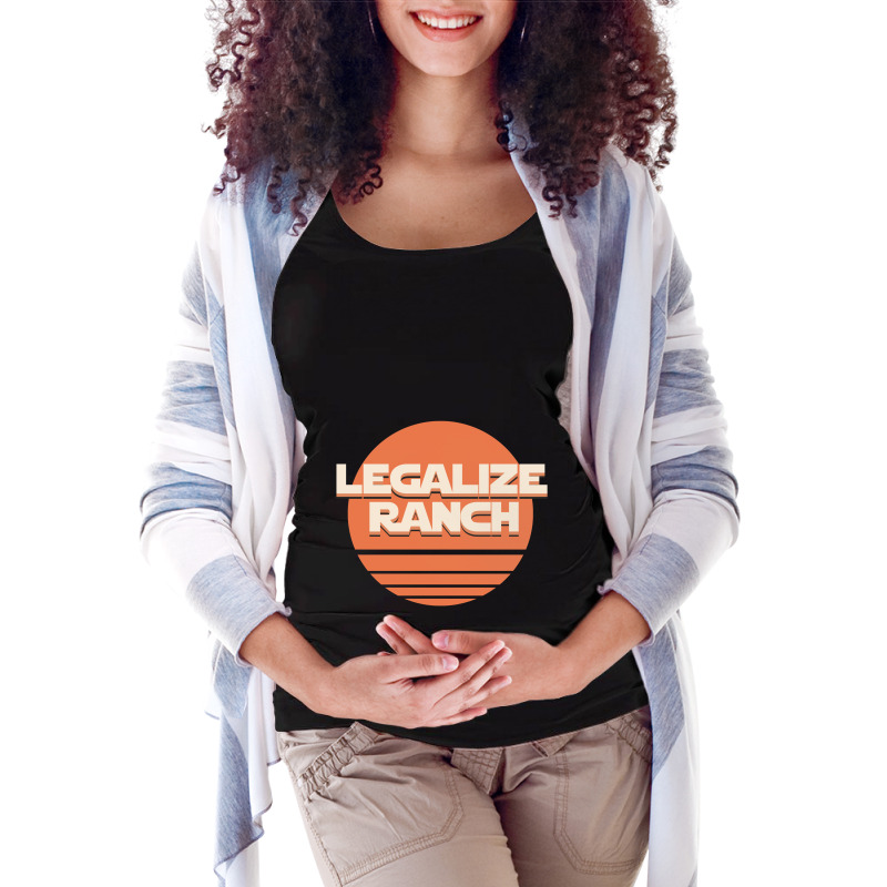 Legalize Ranch Maternity Scoop Neck T-shirt by SugarMoon | Artistshot