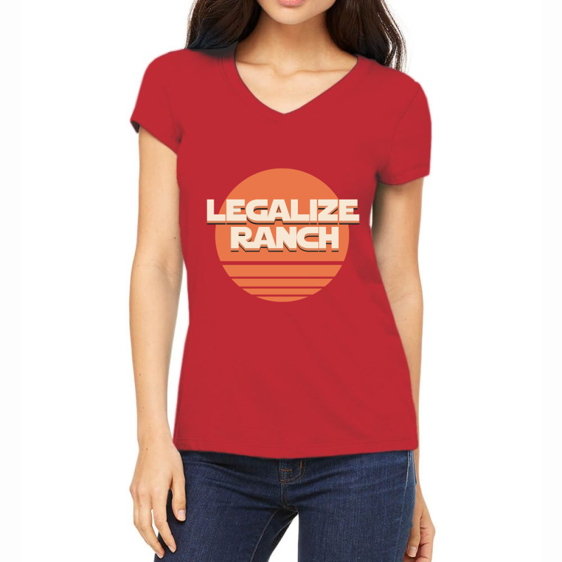 Legalize Ranch Women's V-Neck T-Shirt by SugarMoon | Artistshot