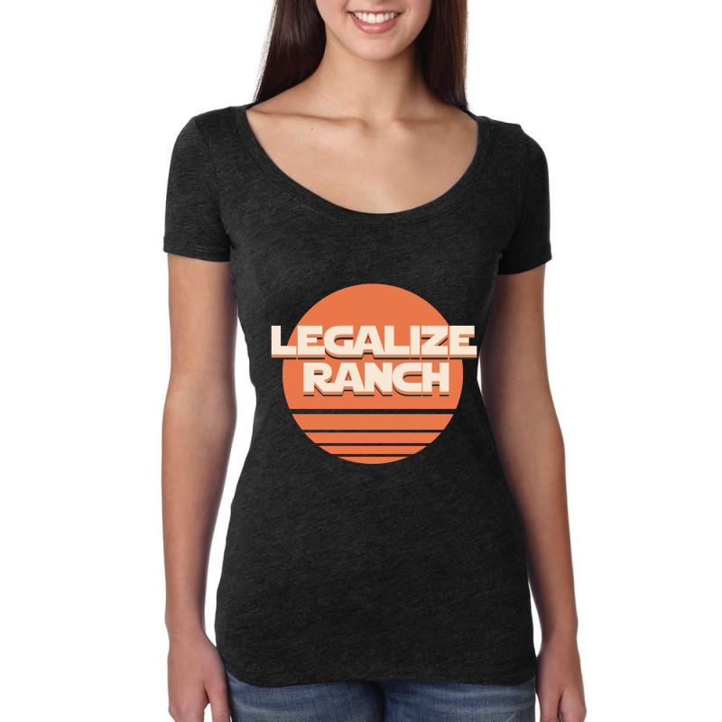 Legalize Ranch Women's Triblend Scoop T-shirt by SugarMoon | Artistshot