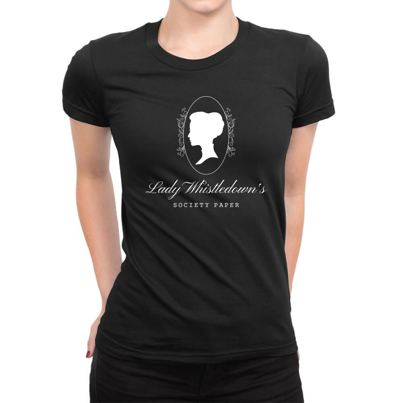 Lady Whisledown Society Paper Ladies Fitted T-Shirt by Parody Quote Design | Artistshot