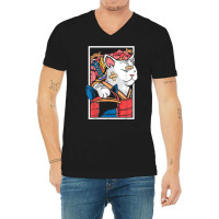 Japanese Art Cat Samurai Ninja Katana Warrior Kendo Sword T Shirt V-neck Tee | Artistshot