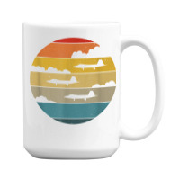 F 22 Raptor Silhouette Retro Sunset Airplanes In Clouds F22 T Shirt 15 Oz Coffee Mug | Artistshot