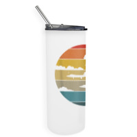 F 22 Raptor Silhouette Retro Sunset Airplanes In Clouds F22 T Shirt Skinny Tumbler | Artistshot