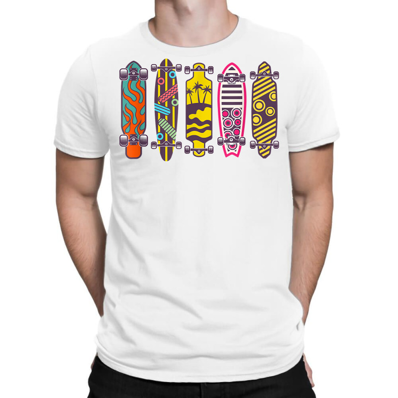 Skateboard Longboard Boards Style Types Kinds Different Gift T Shirt T-shirt | Artistshot