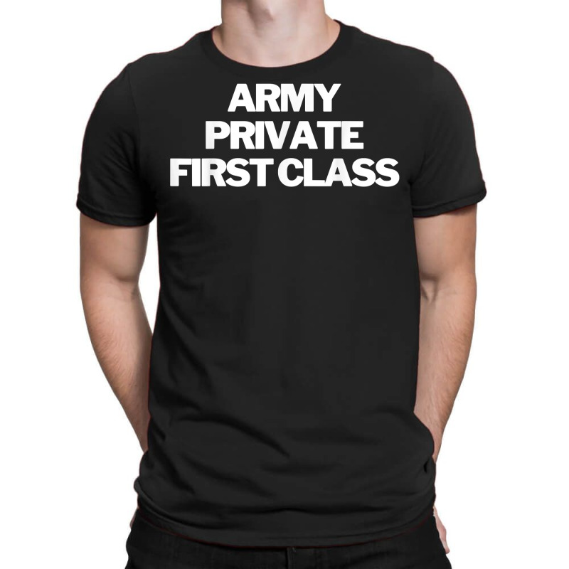 Army Private First Class Insignia Text Apparel U.s Military T Shirt T-Shirt by AshleyPenez | Artistshot