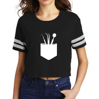 Funny Dental Instruments In Pocket Dentist Scorecard Crop Tee | Artistshot