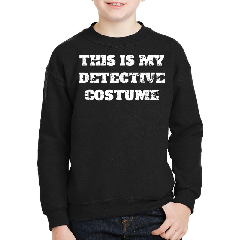 Detective Costume This Is Private Retro Vintage Distressed T Shirt Youth Sweatshirt by sosieclaton | Artistshot