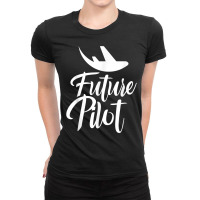 Future Pilot Private Aircraft Small Airplane T Shirt Ladies Fitted T-shirt | Artistshot