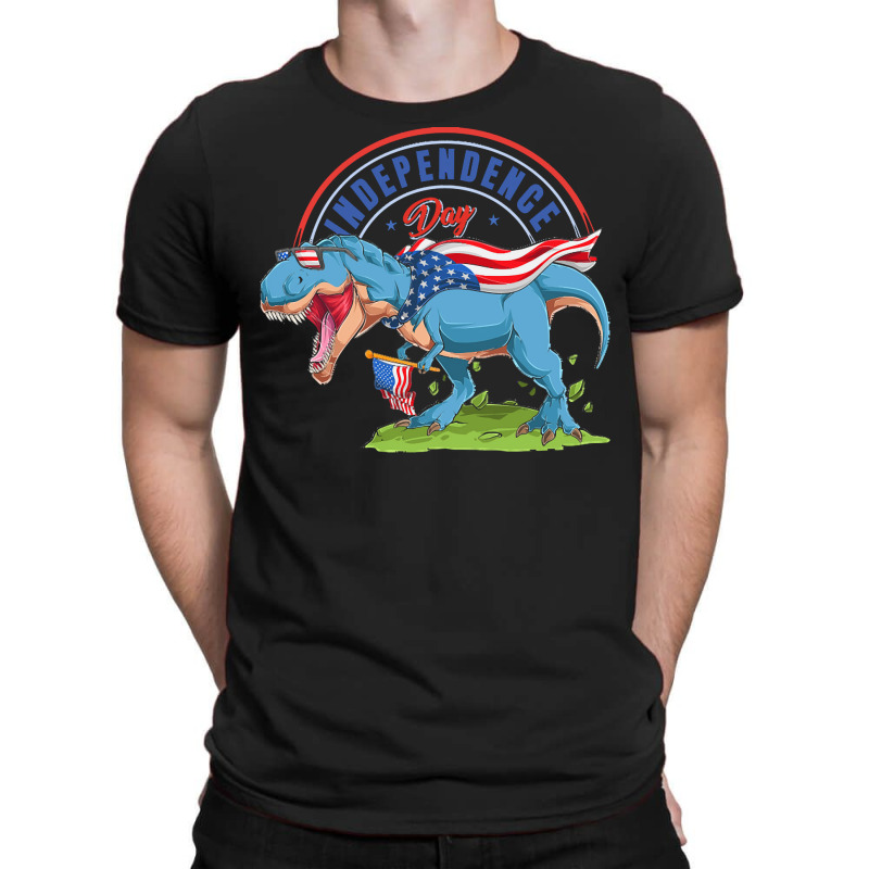 Independence Day T  Shirtamerisaurus Independence Scnd T  Shirt T-shirt | Artistshot