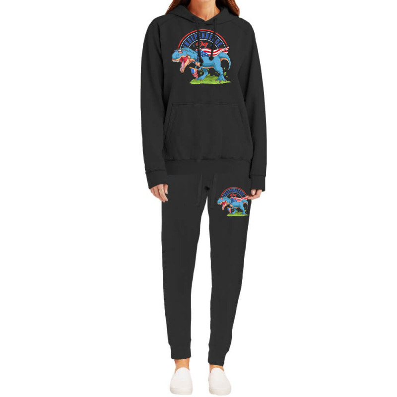 Independence Day T  Shirtamerisaurus Independence Scnd T  Shirt Hoodie & Jogger Set | Artistshot