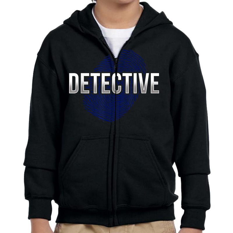 Detective Investigation Private Detective Investigator Spy T Shirt Youth Zipper Hoodie by sosieclaton | Artistshot