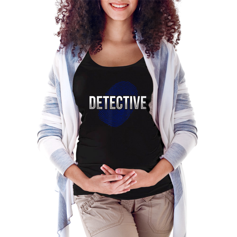 Detective Investigation Private Detective Investigator Spy T Shirt Maternity Scoop Neck T-shirt by sosieclaton | Artistshot