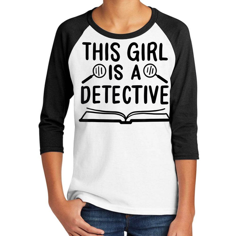 Detective Private Investigator And Fingerprint T Shirt Youth 3/4 Sleeve by sosieclaton | Artistshot