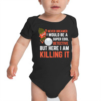 Detective Spy And Private Investigator Agent T Shirt Baby Bodysuit | Artistshot