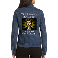 I Saw David On Stage For Dark Ladies Denim Jacket | Artistshot