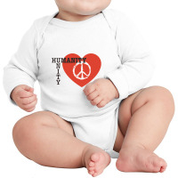 Humanity Unity Long Sleeve Baby Bodysuit | Artistshot