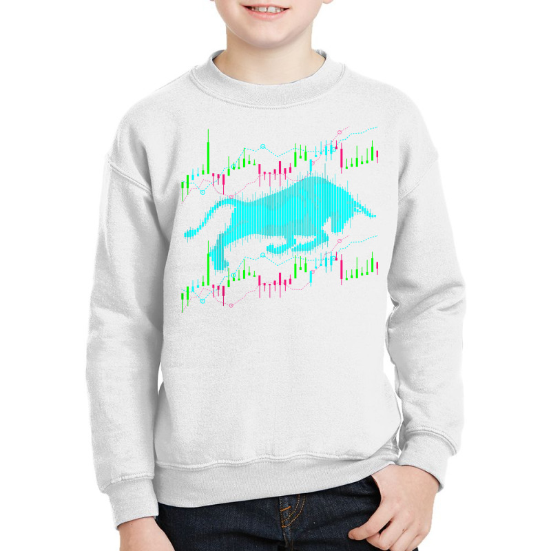 Forex Bull Capitalism T Shirt Youth Sweatshirt by sosieclaton | Artistshot