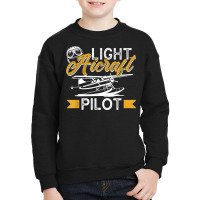 Light Aircraft Pilot Private Small Airplane T Shirt Youth Sweatshirt | Artistshot