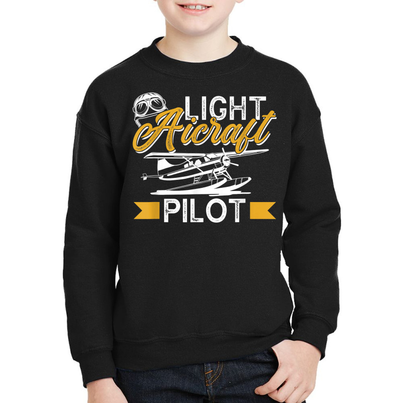 Light Aircraft Pilot Private Small Airplane T Shirt Youth Sweatshirt by MoczoTenleigh | Artistshot